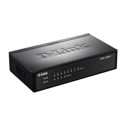 D Link DES 1008P 8 Port Desktop Switch price chennai, hyderabad, tamilandu, india