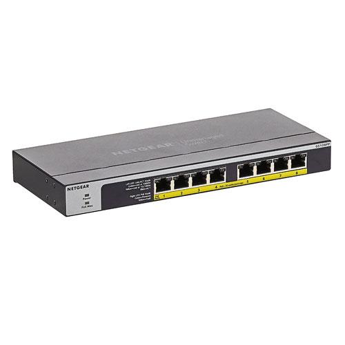 Netgear GS108PP 8 Port Gigabit Ethernet Switch