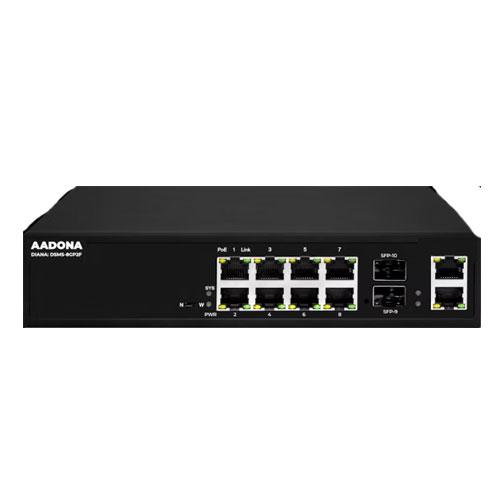 DIANA DSMS 8GP2F Managed PoE Switch