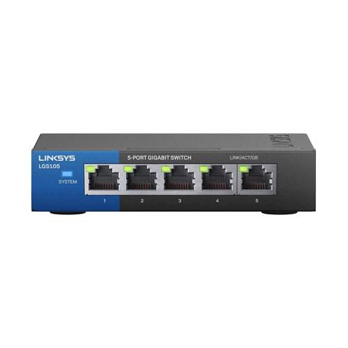 Linksys LGS105 5 Port Gigabit Unmanaged Switch