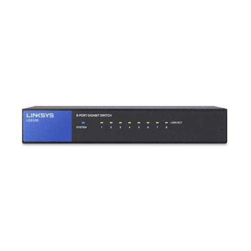 Linksys LGS108 8 Port Gigabit Unmanaged Switch