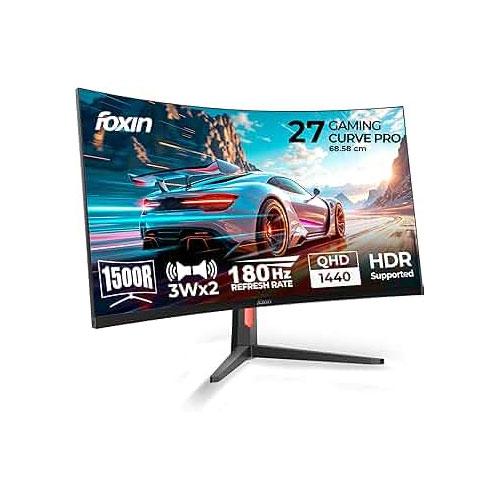 Foxin Phantom Pro QHD 27 Inch Curved Monitor