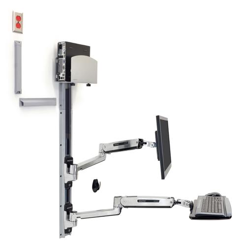 Ergotron LX Sit Stand Wall Mount System price chennai, hyderabad, tamilandu, india