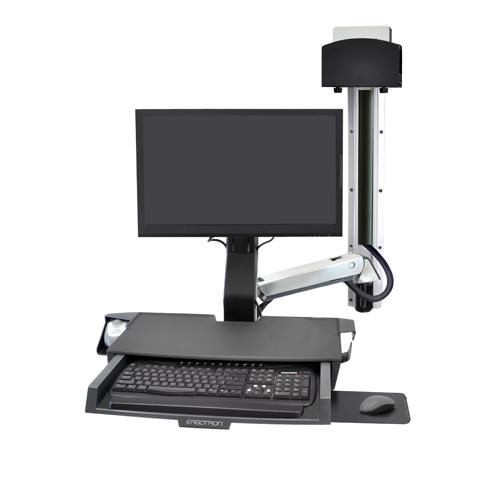 Ergotron StyleView Sit Stand Combo System Worksurface price chennai, hyderabad, tamilandu, india