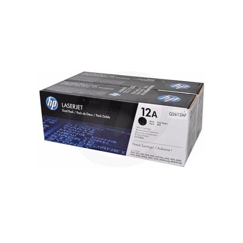 HP 12A Q2612AF Twin Pack Black LaserJet Toner Cartridges price chennai, hyderabad, tamilandu, india