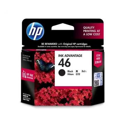 HP 46 CZ637AA Black Original Ink Cartridge price chennai, hyderabad, tamilandu, india