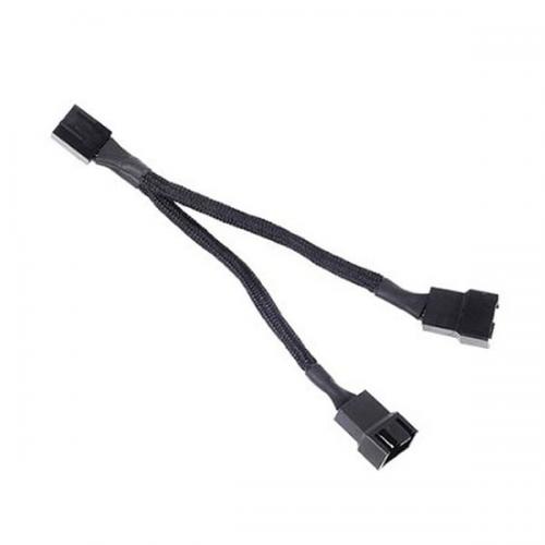 SilverStone CPF01 Sleeved PWM Fan Cable Black price chennai, hyderabad, tamilandu, india