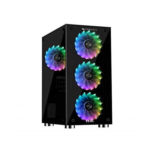 Zebronics Zeb 876B Zeal Gaming Chassis Cabinet price chennai, hyderabad, tamilandu, india