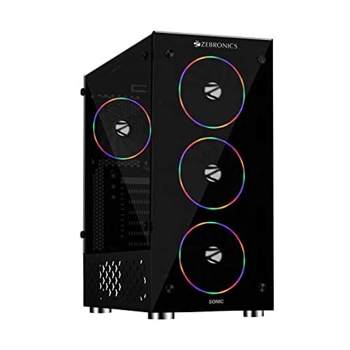 Zebronics Zeb Sonic Gaming Chassis Cabinet price chennai, hyderabad, tamilandu, india